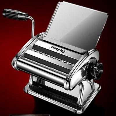 欧乐多 手工面条机多功能压面机家用小型手动老式手摇擀面 2刀 颜色随机