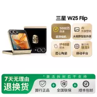 三星 心系天下W25 Flip SM-W7025 折叠屏手机 12+512G 陶瓷黑