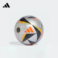 adidas欧洲杯决赛阶段 比赛/训练用足球阿迪达斯 IX4046 金属银/金/黑色/红荧光 5号球
