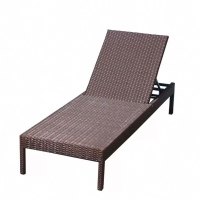 质凡户外躺椅休闲沙滩阳台酒店椅藤编躺椅 190*65*30cm
