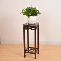 新中式实木博古架多宝阁茶室茶具展示柜 单个实木花架