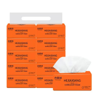 合家祥 干湿两用抽纸180*120mm 4层80抽 10包一提