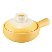 苏泊尔砂锅0.8L家用煲汤锅耐高温不开裂陶瓷煲养生炖锅EB08WT01