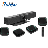 润普(Runpu)高清音视频会议一体机4K高清AI摄像头/标配4个无线拾音麦克风 RP-MG40