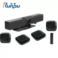 润普(Runpu)高清音视频会议一体机4K高清AI摄像头/标配4个无线拾音麦克风 RP-MG40