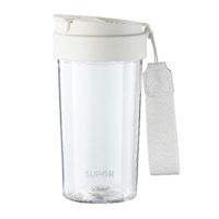 苏泊尔塑料杯500ml便携提手随手杯KCP50LF10(颜色随机)