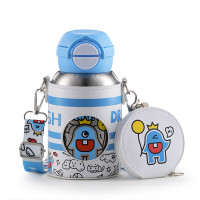 壹滴水(edish) JLY-1143 钛萌纯钛双饮儿童保温杯