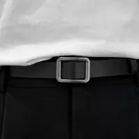 休闲皮带男无孔腰带高级感潮时尚百搭女士装饰复古西装牛仔裤裤带3759A