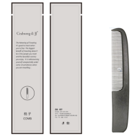 瑰柏松 透明黑色苯料月亮梳入三边封塑料袋印刷两色 1000/箱