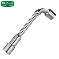 老A 烟斗扳手L型双头套筒扳手7字形弯头扳子短端穿孔可拆长杆螺栓 LA317028