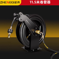 正齐新款电动黄油枪挖机专用打黄油机卷管器[带11.5米油管]