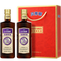 贝蒂斯亚麻籽油冷榨凉拌烹饪小贝厨房亚麻籽油500ml*2瓶