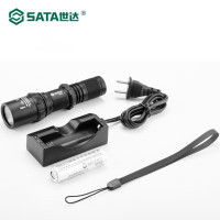 世达(SATA)480LM-90747户外露营手电筒高性能调焦强光充电式手电筒