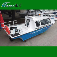 海笛HAIDI\/海笛快艇游艇救援艇巡逻半棚铝合金 艇+国产二冲60马力