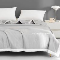 海澜之家夏凉被A类空调被可水洗薄款200*230cm奶昔灰