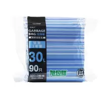 旭包鲜 日本品牌 垃圾袋50cm*60cm*3卷 90只装 一次性厨房家用办公点段式增厚强韧清洁塑料袋