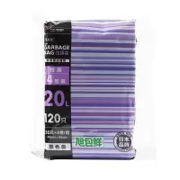 旭包鲜 日本品牌 20L垃圾袋45cm*55cm120只装(新老包装随机发货) 一次性厨房家用办公点段式增厚强韧清洁塑料