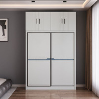 鑫金虎 现代木制衣柜家用推拉门衣橱180*60*255cm