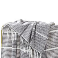 唐纳家纺华夫格提花披肩毯