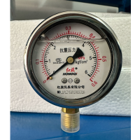 红旗仪表 抗震压力表 YTN100液压表防震耐震0-0.6MPA油压水压气压表