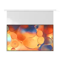 极米100英寸智能光子幕布-悬浮版 全新外观设计 智能联动 一键启动 左右皆可接电