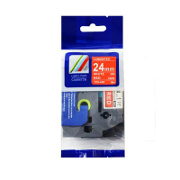 标签色带 白底红字24mm