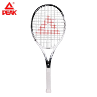 匹克全碳素网球拍单拍男女款 PK-888 黑/白 含拍包 手胶 避震器