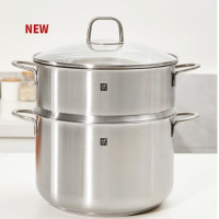 双立人(ZWILLING) TWIN Nova Plus 24cm深烧锅+蒸笼1017170+40120-240