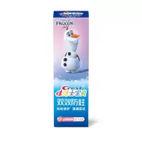 佳洁士 双效防蛀含氟 2-3-6-12岁换牙期儿童牙膏水蜜桃味 雪宝90g