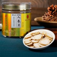 雷允上吉林长春人参片100克1.8-2.0cm
