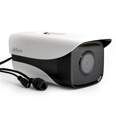 大华监控摄像头200万网络高清红外夜视摄像机POE供电室外防水枪机DH-IPC-HFW1230M-A-I1 3.6MM