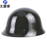 大唐御GK80钢盔 军迷户外保安电动车骑行防砸防暴防护头盔-亮光黑钢盔