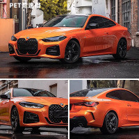 汽车贴膜pet竞速橙/卷