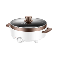 苏泊尔(SUPOR) H30YK17Y-150 电火锅 5L 炖煮涮串 极简旋钮 4档火力(单位:个)白