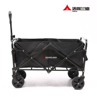 洛得兰德LD-TC102户外露营车营地车野营便携折叠5寸轮拉杆车小拖车黑色 80L 黑色