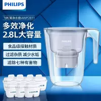 飞利浦滤水壶 2.8L家用自来水净水器 小型厨房过滤净水壶 AWP2811