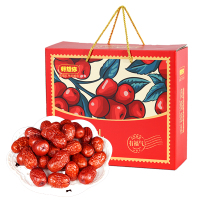 好想你(MISS YOU) 真情意礼大枣礼盒1500g 颗粒饱满枣香四溢高端红枣500g*3