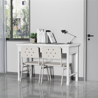 金经金属营具宿舍学习桌办公桌培训三抽桌+两椅