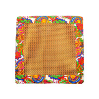 艾绒坐垫藤席夏季办公室家用全身久坐椅垫子凉席汽车艾草坐垫防滑3759Z