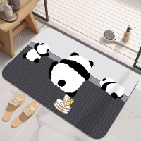 地垫卫生间厨房门口脚垫硅藻泥吸水吸油垫子可擦免洗防滑长条地毯