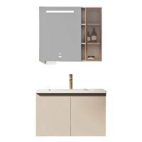 金牌卫浴GOLD 奶油迷迭灰智能镜浴室柜 KA(含安装)RFJZ85508M