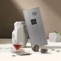 小罐茶(XIAO GUAN TEA) 特级黑茶云南普洱茶 熟茶散茶银罐茶叶礼盒40g-陈香浓郁