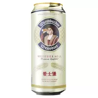 爱士堡啤酒小麦精酿浓度高原麦汁露营啤酒500ml*24罐
