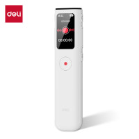 得力MP306录音笔 专业高清降噪录音笔 16G(白色)(支)