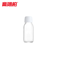 高翊柏 33010834 玻璃试剂瓶 60ml白色防盗盖 液体分装瓶密封样品瓶取样瓶小药瓶