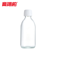 高翊柏 33010839 玻璃试剂瓶 250ml白色防盗盖 液体分装瓶密封样品瓶取样瓶小药瓶