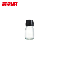 高翊柏 33010841 玻璃试剂瓶 30ml黑色防盗盖 液体分装瓶密封样品瓶取样瓶小药瓶