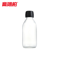 高翊柏 33010845 玻璃试剂瓶 150ml黑色防盗盖 液体分装瓶密封样品瓶取样瓶小药瓶