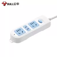 公牛插座GN-606 3插位三孔位插排插板带线家用接拖插线板1.8米