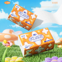 蓝漂(Lampure)LP-51672蓝漂白色抽纸8包装家庭装餐巾纸实惠装面巾纸可擦手纸亲肤卫生纸